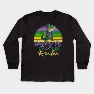 Let the Good Times Roll - Laissez les bon temp rouler Kids Long Sleeve T-Shirt